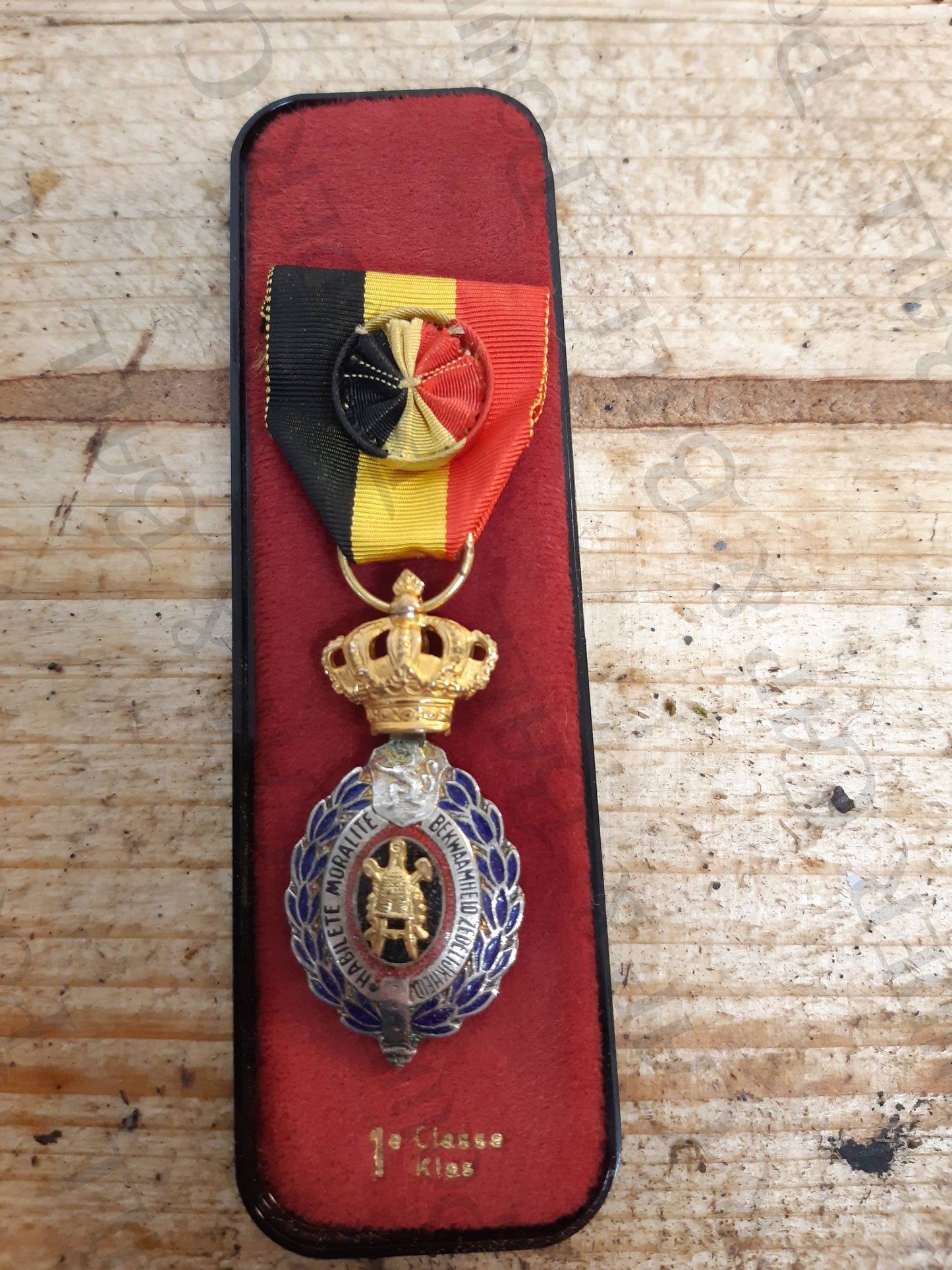 Belgium "Habilete Moralite" Labor Merit Medal 1st Class